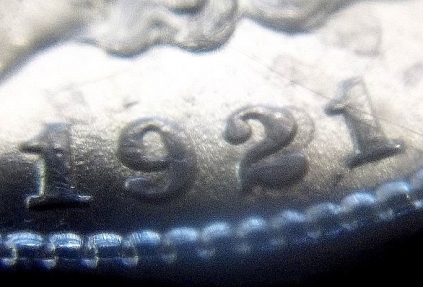 Interesting-Die-Gouge-On-The-Reverse-Of-This-21-P-Morgan